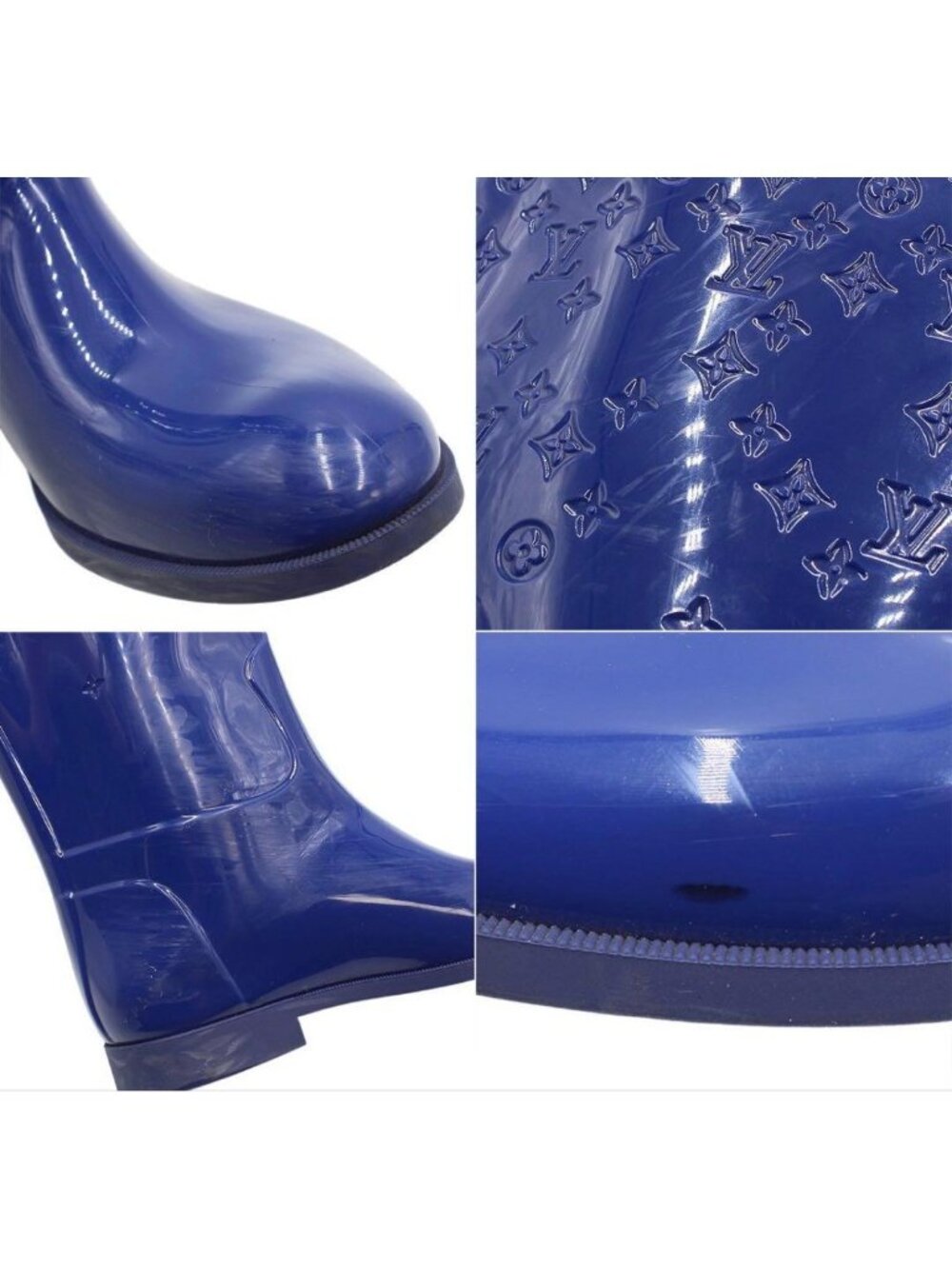Louis Vuitton Drops Line Rubber Long Rain Boots - Picture 9 of 10